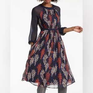 Boden Erica Dress - floral and leopard print